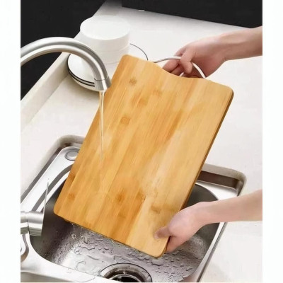 Thớt Gỗ Tre Có Khuy Treo Siêu Bền Đẹp Thớt Tre Kháng Khuẩn Loại 24x34cm