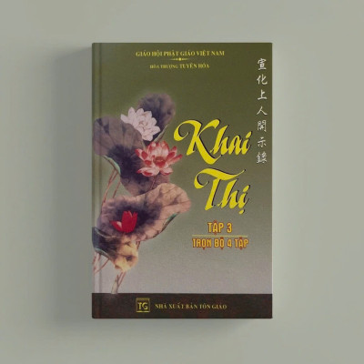 Trọn bộ 4 cuốn sách Khai Thị - Hòa Thượng Tuyên Hóa
