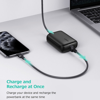 Pin sạc dự phòng Aukey PB-N83S 20W PD 10.000mAh- Hàng chính hãng 