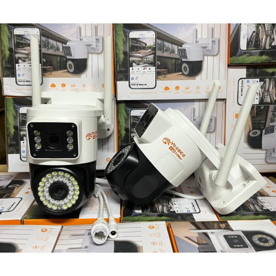 Camera IP Yoosee PTZ Ngoài Trời 2 Màn Hình 5MPX Xem Đêm Có Màu, Hỗ Trợ Đàm Thoại 2 Chiều Xoay 360 Độ - Hàng Chính Hãng