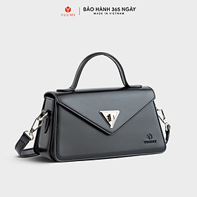 Túi Yuumy ( Thời trang nữ phối khóa xoay kim loại sang trọng size 22 - Túi đeo chéo da Smooth YN243 )