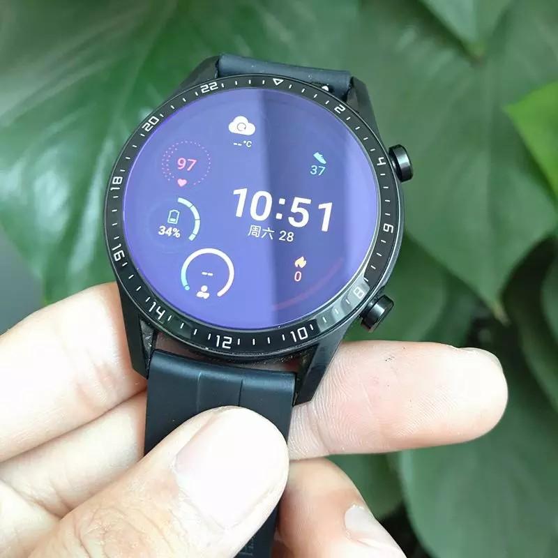 [Tặng 1 miếng 2D khi mua 2 miếng 3D Cường lực màn hình 3D Cạnh Cong Full mặt kính cho Huawei Watch GT2 46mm