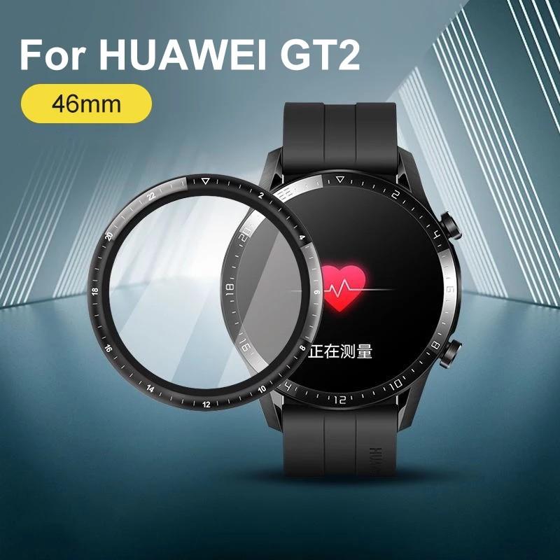 [Tặng 1 miếng 2D khi mua 2 miếng 3D Cường lực màn hình 3D Cạnh Cong Full mặt kính cho Huawei Watch GT2 46mm