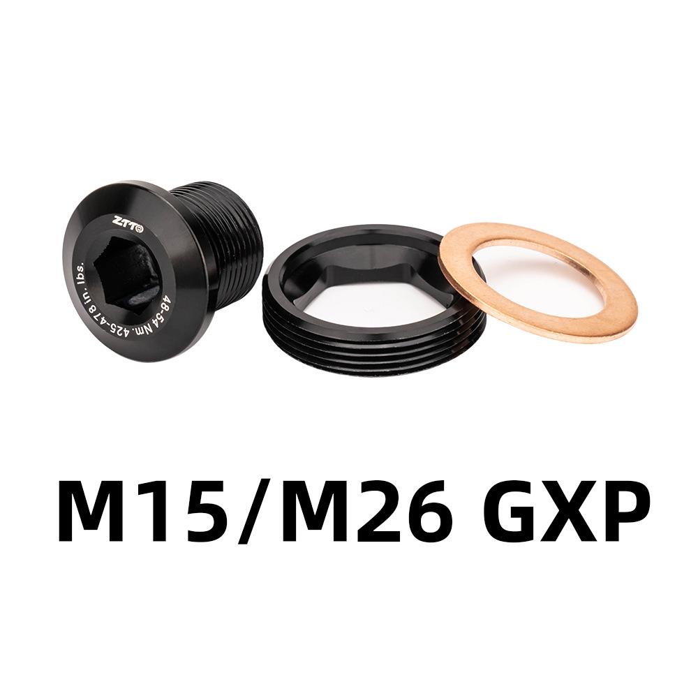 ZTTO Bike Crank Arm Bolt Bicycle Crankset Fixing Screw Bolt Kit GXP M15/M26 for Mountain Road Bike