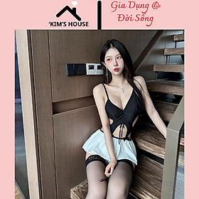 Cosplay Nữ Sinh Cutout Gợi Cảm ,Váy Ngủ Hóa Trang Nữ Sinh Sexy Quyến Rũ Và Gợi Cảm, Đồ Ngủ Cosplay C078