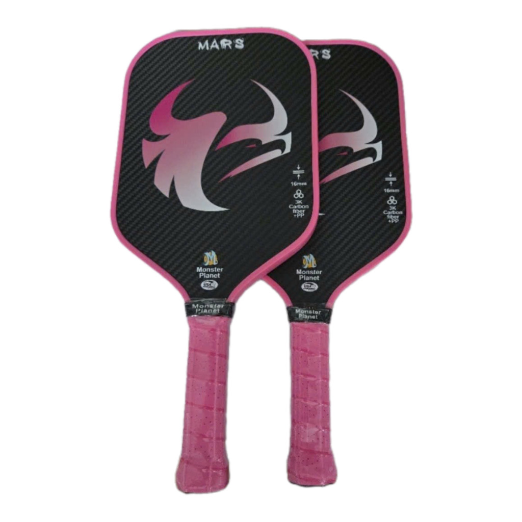 Fee ship 1 Vợt Pickleball Mars Carbon 3k Chuyên Nghiệp USAPA Approved. Raw Carbon 3k- mặt vợt nhám, Carbon 3k