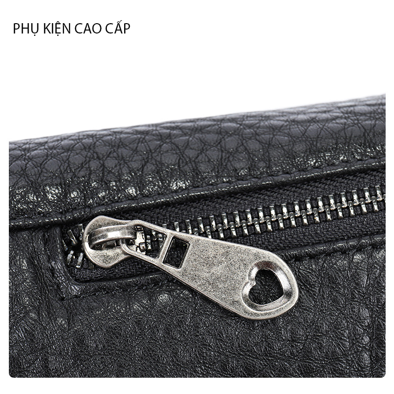 Túi đeo chéo nam DA BÒ THẬT phong cách mới - BEE GEE DCN9235