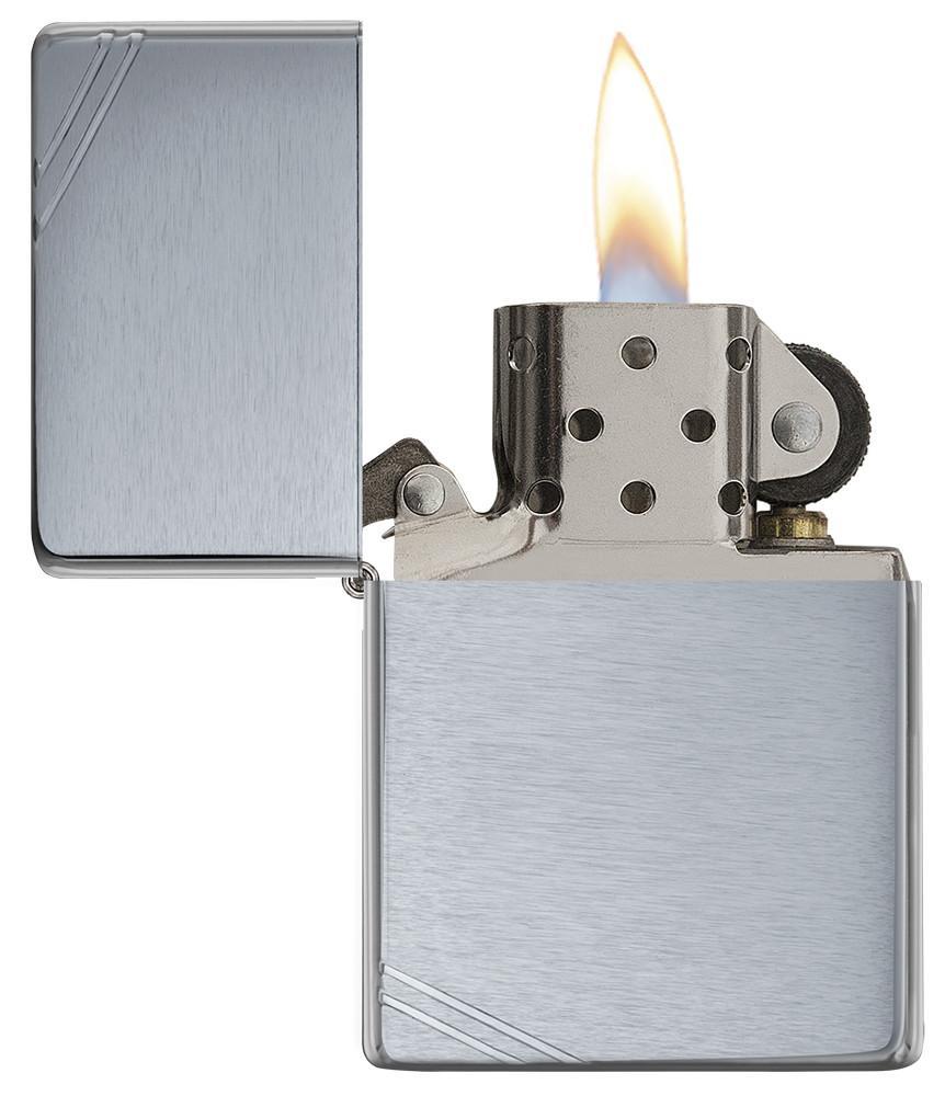 Bật lửa Zippo Vintage Brushed Chrome 230