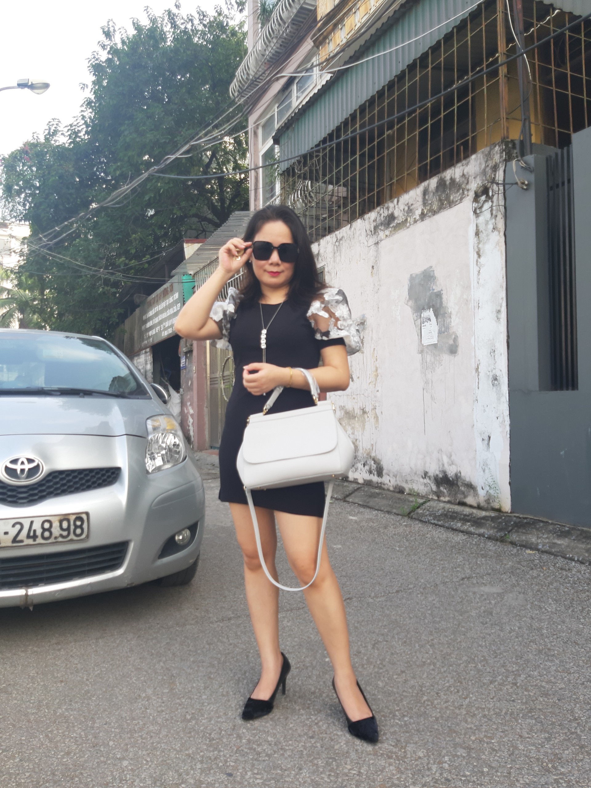 Túi đeo vai da quai xích cao cấp