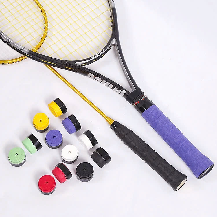 Quấn cán cán vợt cầu lông, quấn cán pickleball tennis đủ màu, Quấn cán vợt trơn giao màu ngẫu nhiên