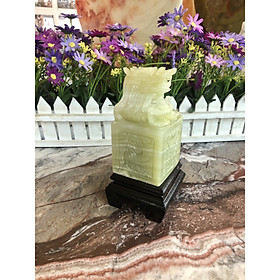 Ấn Rồng phong thủy đá ngọc Onyx