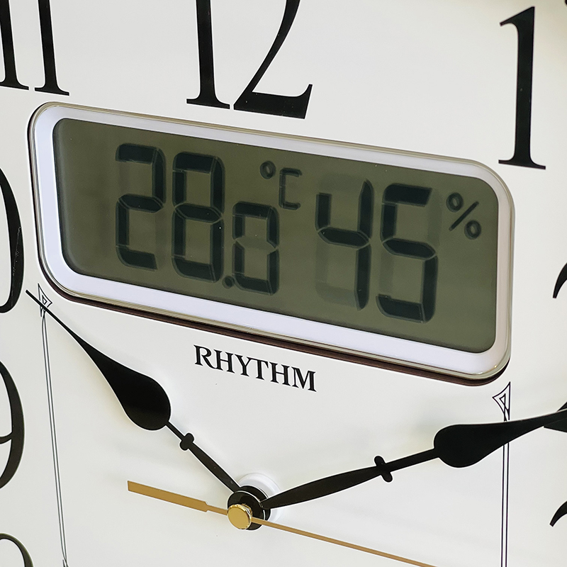 Đồng hồ treo tường hiệu RHYTHM - JAPAN CFG708NR06 (Kích thước 30.0 x 35.5 x 5.4cm)
