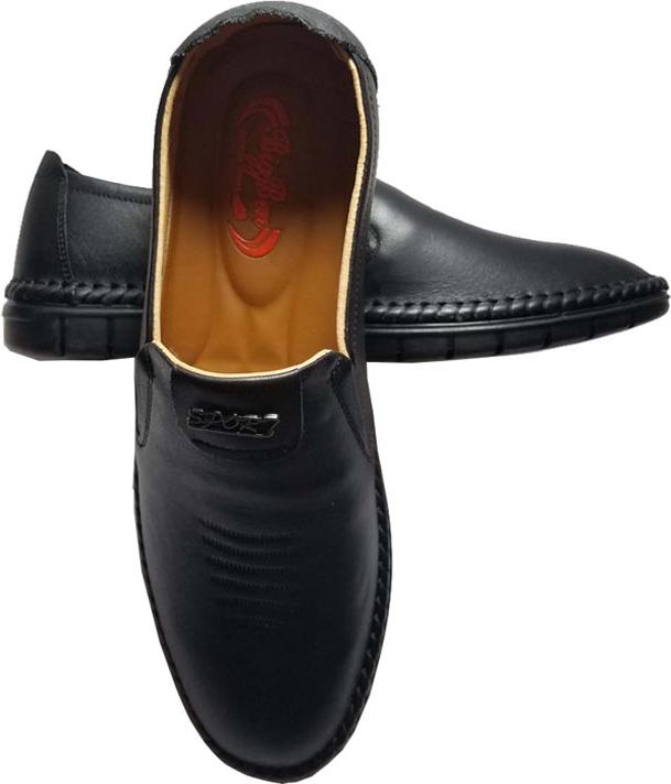 Giày Mọi Nam BIGGBEN Da Bò Thật GM146