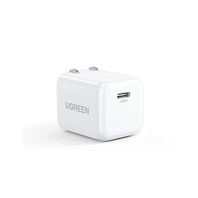 Ugreen UG70572CD249TK 20W USB-C Màu Trắng Bộ sạc mini cổng USB-C chân cắm US - HÀNG CHÍNH HÃNG