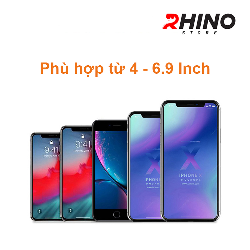Túi đeo tay chạy bộ, đựng điện thoại rộng 6.9 inch Rhino B104 Đeo cánh tay tập thể dục