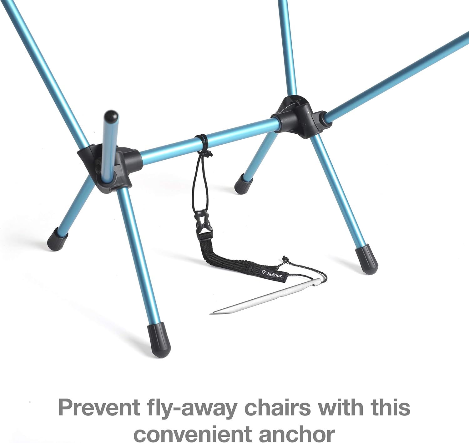 Phụ kiện cọc neo ghế Helinox Chair Anchor (Strap & Peg) - Black