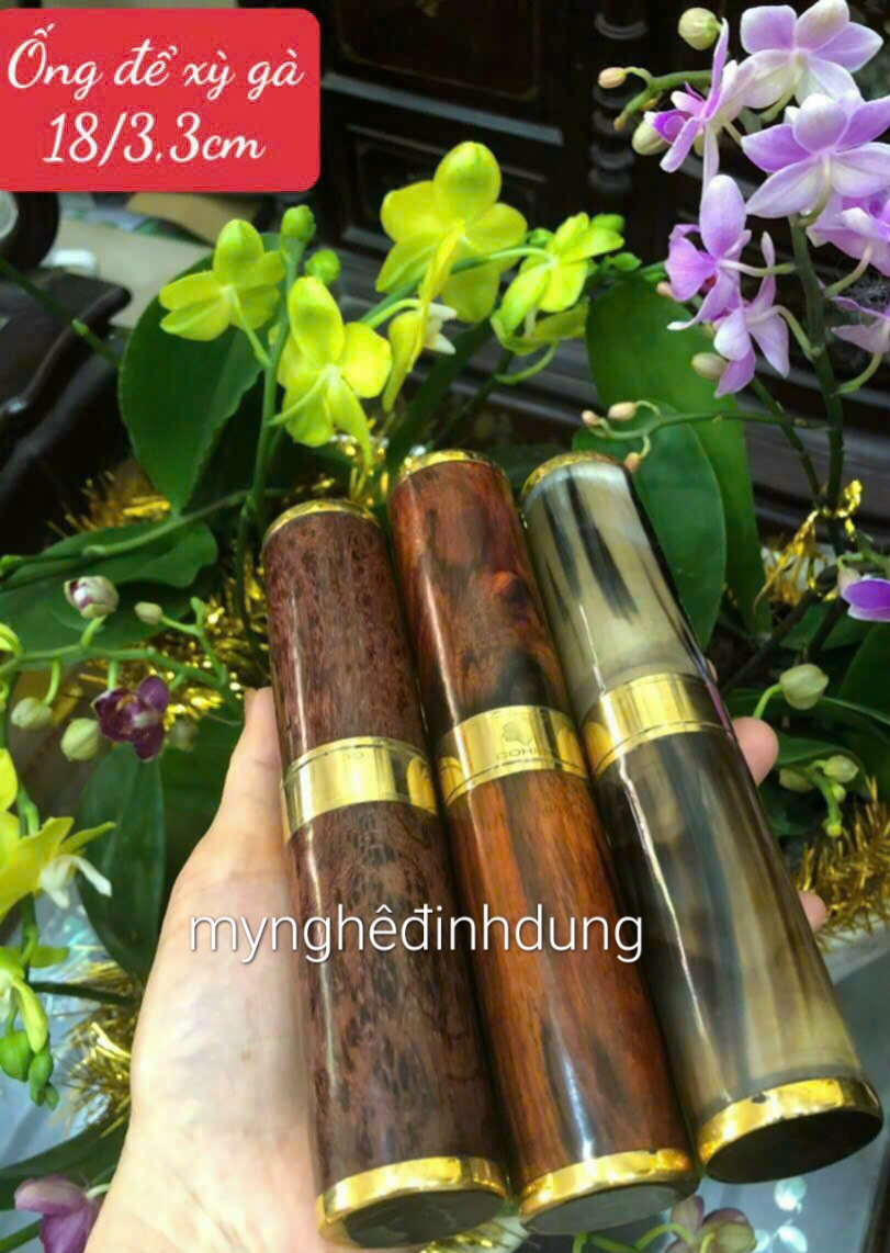 Ống đựng sì gà bằng sừng phong cách lịch mãn đẳng cấp