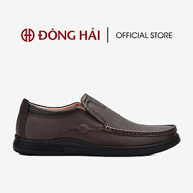 Giày lười nam Đông Hải da bò cao cấp lộ rõ vân tăng vẻ  nam tính cùng thiết kế tinh xảo dễ phối đồ - G2279 