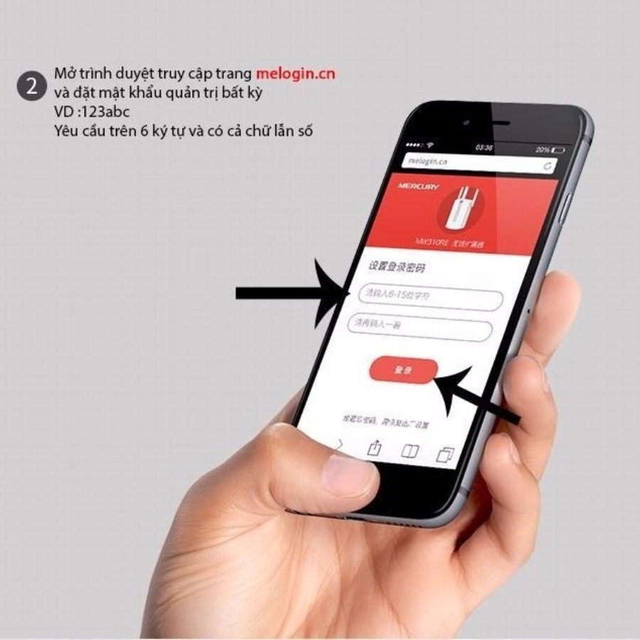 Bộ thiết bị kích sóng wifi 3 râu MERCURY - Hàng Chính Hãng