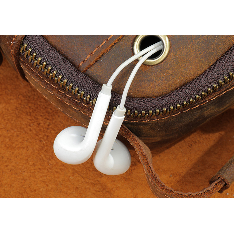 Túi đeo chéo nam DA BÒ THẬT phong cách mới - BEE GEE DCN9231