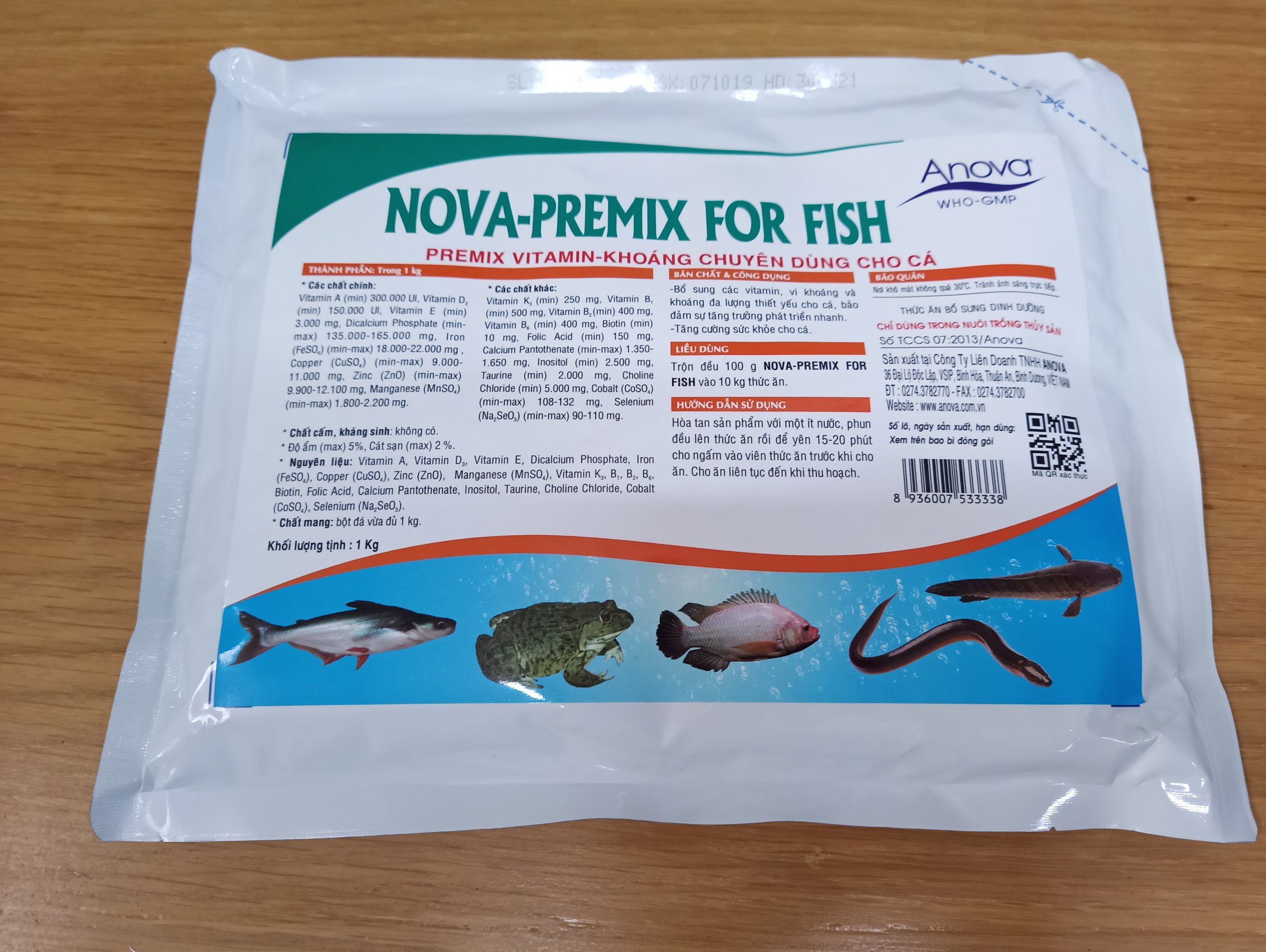 Bổ sung vitamin và khoáng chất Anova Premix For Fish Chuyên Dùng Cho Thủy Hải Sản
