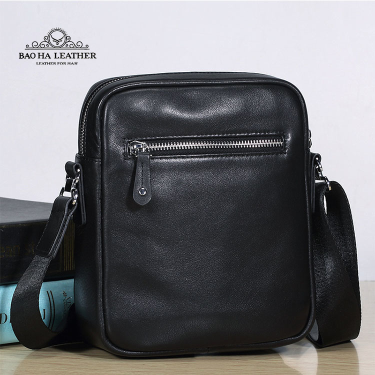 Túi đeo chéo nam mini da bò cao cấp BAOHA LEATHER BHM5801