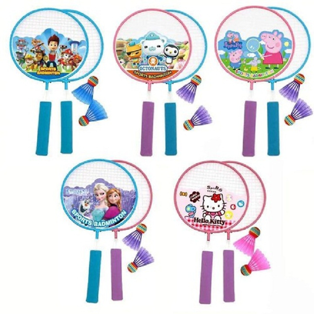 Bộ 2 Vợt Cầu Lông Trẻ Em, Tặng Kèm 2 Quả Cầu, Vợt Cầu Lông Cho Bé Từ 3-15 Tuổi, Hàng Nhập Khẩu