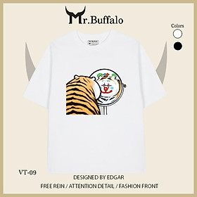 Áo thun tay lỡ Hổ béo ngây thơ và rồng cute Mr.Buffalo