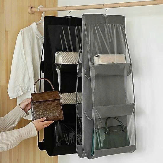 Túi Treo 2 Mặt Bảo Vệ Giỏ Xách – Chống Bụi, Gấp Gọn, Tiết Kiệm Không Gian