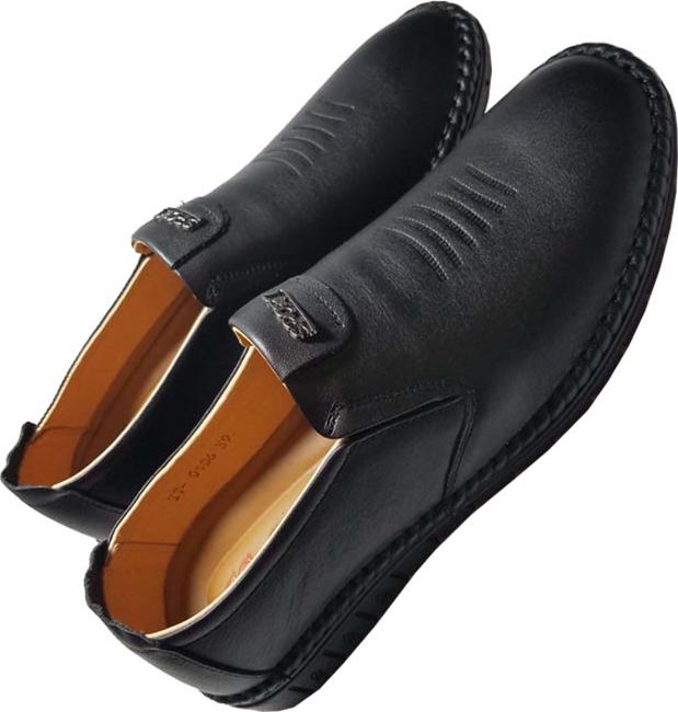 Giày Mọi Nam BIGGBEN Da Bò Thật GM146