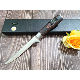 DAO - DAO BẾP NHẬT BẢN CLASSIC BONINGTHÉP DAMASCUS MÃ DT120 nt 234654467856