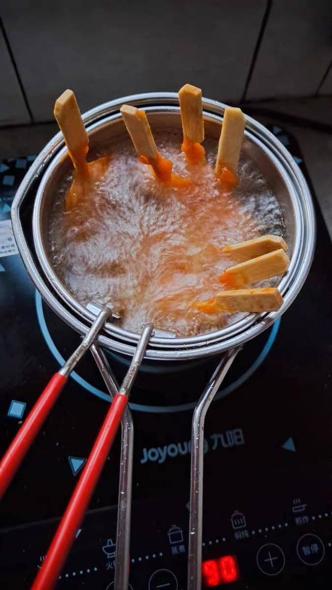 Nồi Chiên Ngập Dầu Mini, Bộ Nồi Chiên Kèm Rổ Chiên Dày Dặn, Tiết Kiệm Dầu, Phù Hợp Với Nhiều Loại Bếp - Hàng Chính Hãng