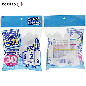 Set 30 miếng mút xốp Melamine rửa sạch ly cốc Kokubo - Hàng Nội Địa Nhật Bản