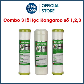 Bộ lõi lọc thô Kangaroo số 1,2,3 - Hàng Chính Hãng