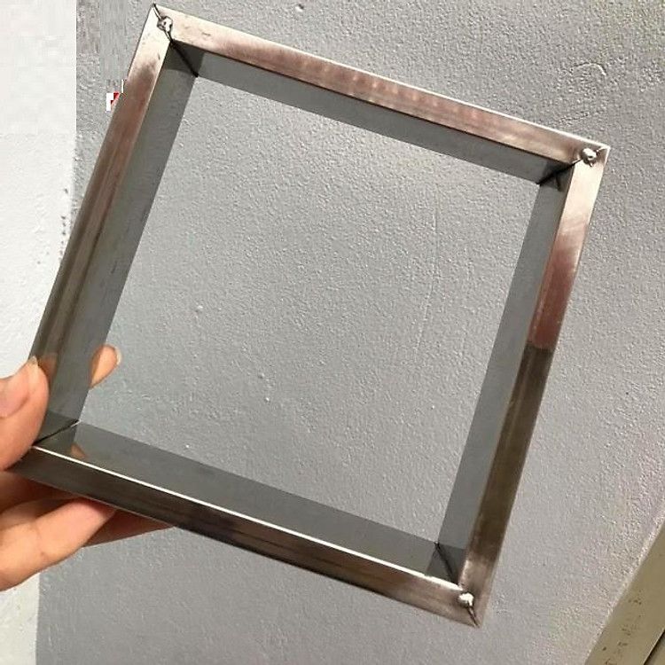 Khuôn Bánh Chưng Inox Loại Lớn, Khuôn Gói Bánh Trưng Vuông Inox Siêu Bền Tiện Lợi, Khuôn Làm Bánh Chưng Size 15cm