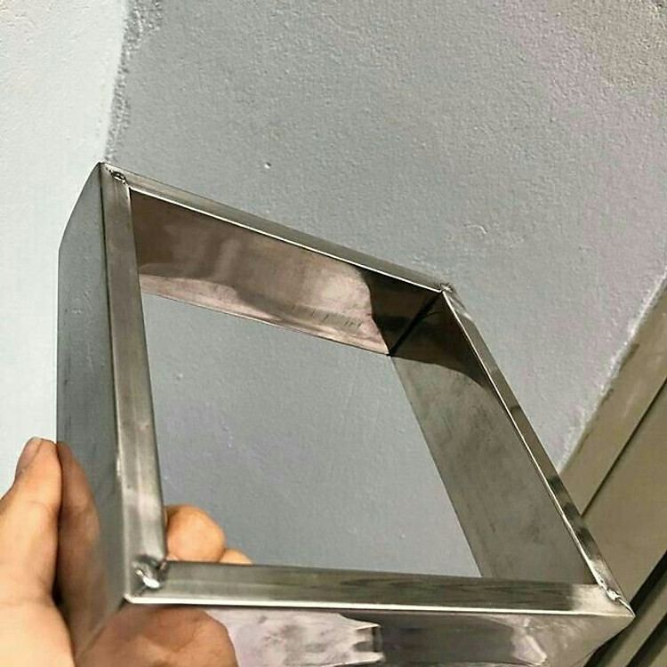 Khuôn Bánh Chưng Inox Loại Lớn, Khuôn Gói Bánh Trưng Vuông Inox Siêu Bền Tiện Lợi, Khuôn Làm Bánh Chưng Size 15cm