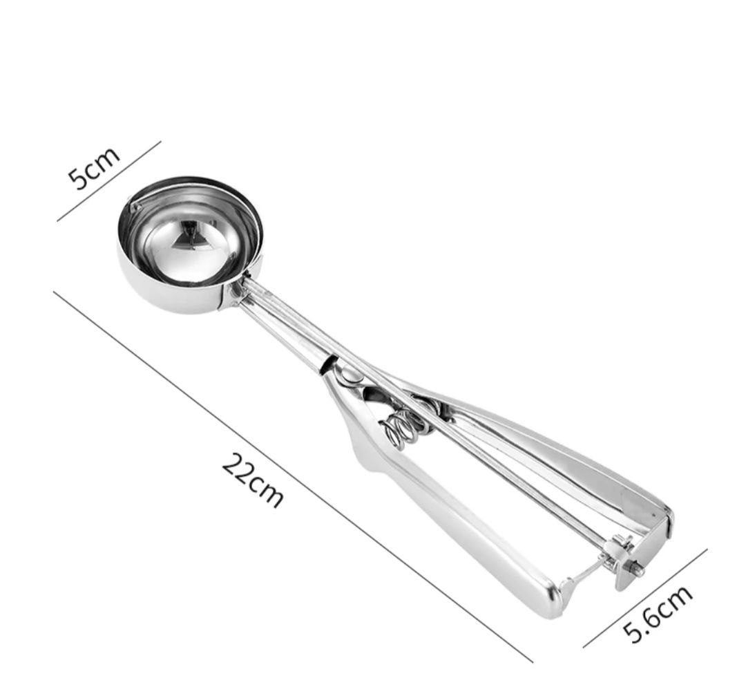 Múc kem inox 5 cm & 6 cm KK01| muỗng múc kem