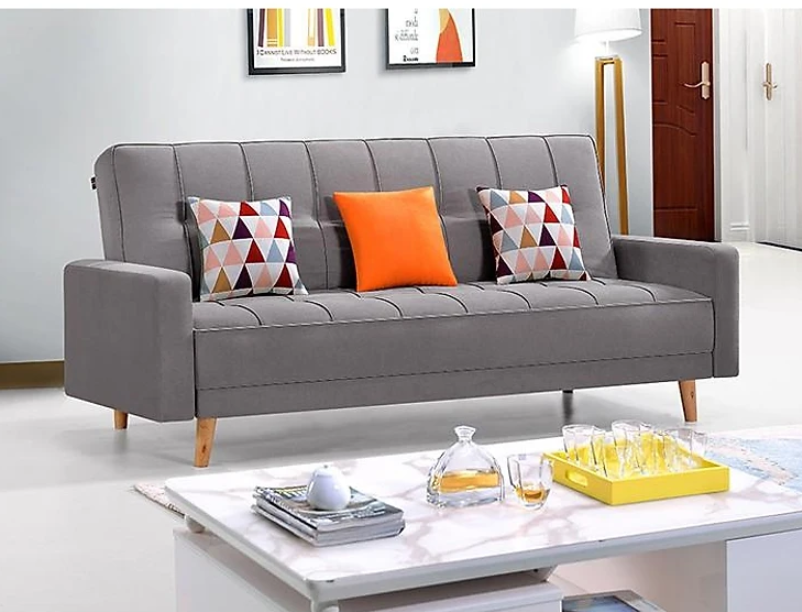 Ghế sofa giường bật vải nhung nhập khẩu Tundo HFC-SFGB3035-22 cao cấp