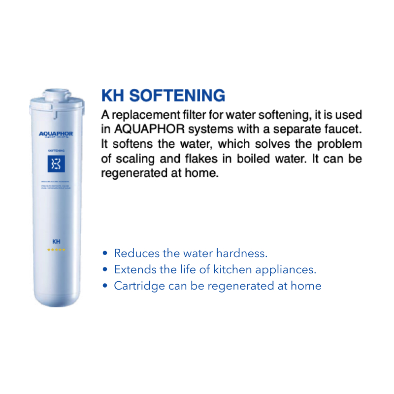 Lõi Lọc Nước AQUAPHOR KH Thay Cho Máy Lọc Nước AQUAPHOR CRYSTAL H, ECO H - Hàng Chính Hãng