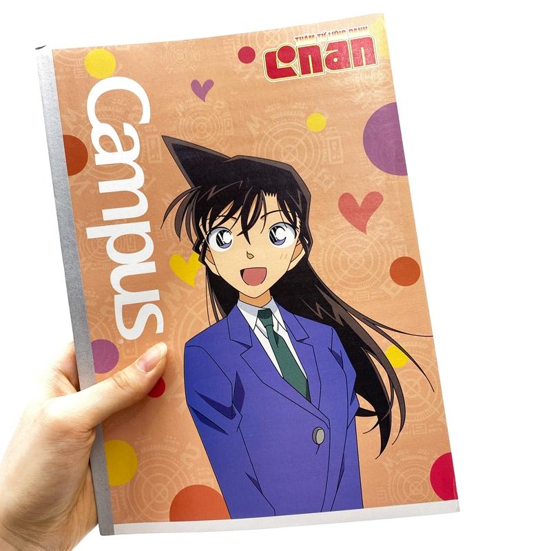 Vở B5 200 Trang Campus Conan Lovely Couple - Kẻ Ngang Có Chấm - NB-BCLC200