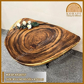 MẶT BÀN CAFE GỖ ME TÂY KIỂU DÁNG ĐỘC LẠ VÀ SANG TRỌNG KR20155-56-57