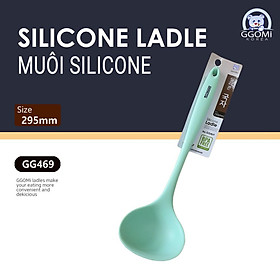[GGOMI Chính hãng] Muôi/Muỗng/vá múc canh silicone GGOMi GG469 Hàn Quốc chịu nhiệt an toàn 4 màu lựa chọn