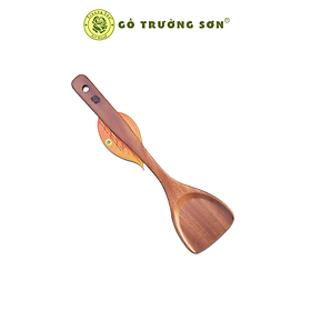Sạn Gỗ Chiên Xào Thức Ăn - Sạn Gỗ S8 Xà Cừ Xẻng Cán Dài- Đồ Gỗ Nhà Bếp Thương Hiệu Trường Sơn