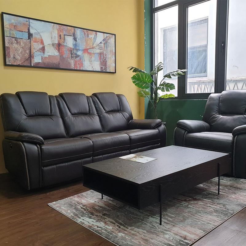 Ghế sofa 3 chỗ ngã lưng thư giãn bằng điện sang trọng SMLIFE Jonathan E3 | D212 x R96 x C99cm | nâng hạ lưng ghế