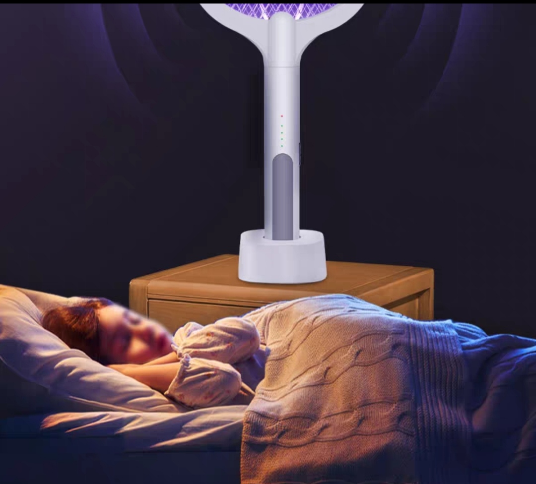Vợt Muỗi Thông Minh 3 Trong 1 Tích Hợp Vợt Bắt Muỗi, Bẫy Muỗi và Đèn Ngủ Siêu Tiện Lợi, An Toàn Giúp Bảo Vệ Sức Khẻo & Giấc Ngủ Gia Đình Bạn