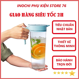 Bình Nước Cao Cấp Biwa Chuẩn Nhật 1.2L và 1.6L - Nguyên liệu nhựa nguyên sinh cao cấp an toàn cho sức khỏe ( Tặng kèm khăn lau pakasa) - Hàng Chính Hãng (Giao màu ngẫu nhiên)