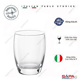 Bộ 6 ly thủy tinh Fiore 300ml - Bormioli Rocco - Italy
