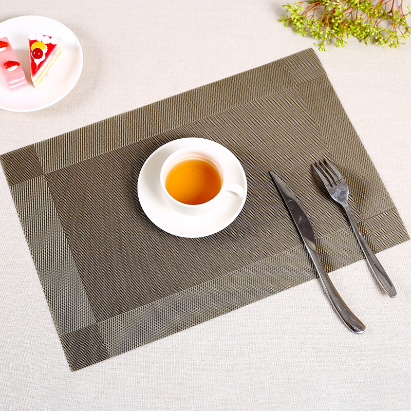 Combo 6 Miếng lót bàn chống trượt, cách nhiệt để bát đĩa Nhà của Mẹ kích thước 45x30cm - màu giao ngẫu nhiên