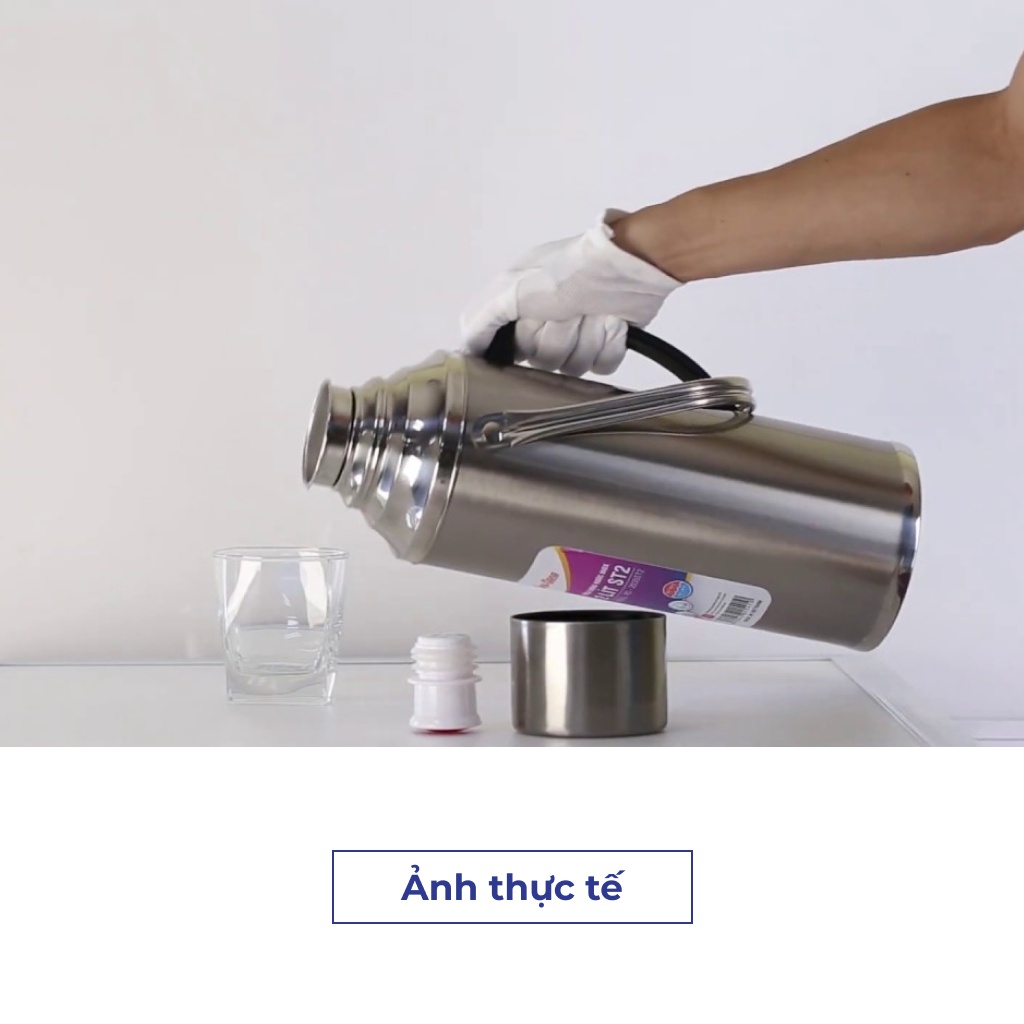 Phích đựng nước nóng Rạng Đông model: RD-2035 ST1 (ST2)- Chính hãng, inox, giữ nhiệt, dung tích 2 lít