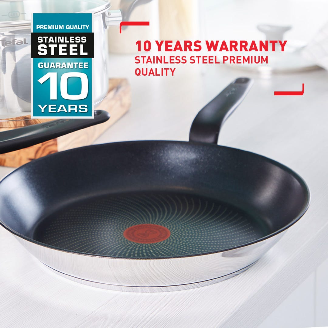 Chảo inox Tefal Primary dùng cho mọi loại bếp- Hàng chính hãng
